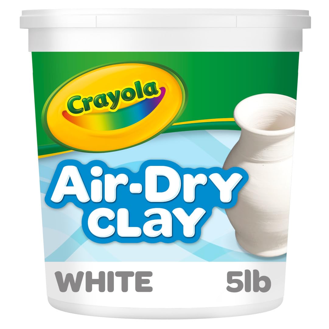 Crayola Air Dry Clay 5lbs, Modeling Clay Kit for Kids, Holiday Gift