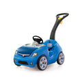 Step2 Whisper Ride II Kids Push Car, Ride-On with Seat Belt & Horn, Pink